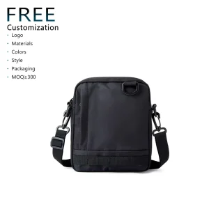 Durable Lightweight Waterproof Travel Men’s Shoulder Bag Daily Use Sling Bag Adjustable Belt Crossbody Chest Bag