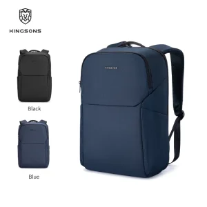 Durable Portable Men’s Polyester Laptop Backpack Secure Sleeve Arcuate Shoulder Strap 20-35 Litre Capacity for Business Travel