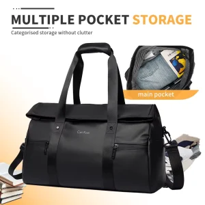 Durable Sports Bag Business Travel Fashionable Sports Style Gym Commuting Large Capacity Men’s Travel Bag