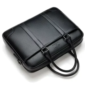 Europe America Cross-Border Men’s Handbag Shoulder Bag Business Briefcase Large-Capacity Laptop Bag Document Bag Storable