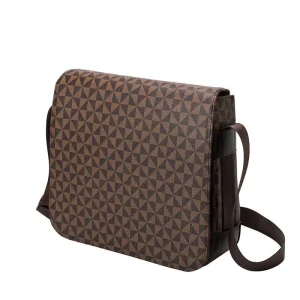 European and American Pu Leather Shoulder Bag Casual Portable Fashion Retro Trend Men’s Messenger Bag
