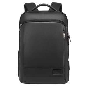Exclusive Business Backpack Multifunctional USB Laptop Bag Large Capacity Waterproof PU Polyester Men’s High End