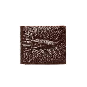 FSW411 Card Holder Short Men’s Wallet Crocodile Pattern Coin Pocket Photo Holder Slim Male Purse Male Short Anti theft