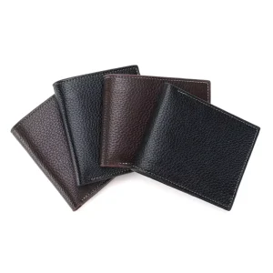 FSW425 Fashion Stealth Mode Real Leather Bifold Wallet for Men With ID Window European Style Slim Men’s RFID Bifold Faux