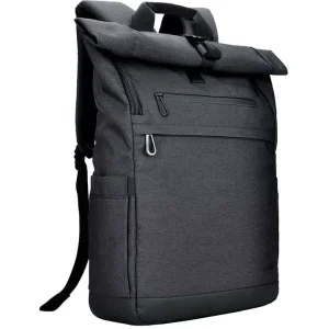 Factory 15.6 Inch Unisex Portable Business Roll Top Laptop Backpack Waterproof Men’s Style Messenger Bag for School