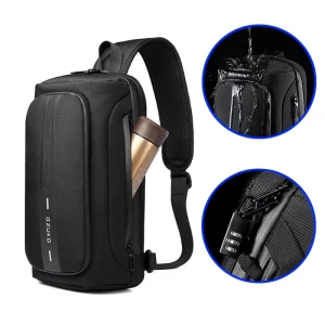 Factory 1680D Polyester Oxford Chest Bag Pack Durable Men’s Crossbody Sling Bag Purse