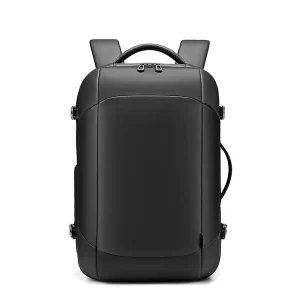 Factory 17 Inch Laptop Bag Vacuum Compression Massage Straps Waterproof USB Side Pocket Large Capacity Laptop Backpack