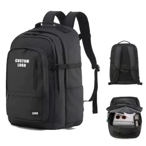 Factory Business Men’s School Bag Customize Logo Teens Leisure Travel Laptop Backpack with USB Mochila