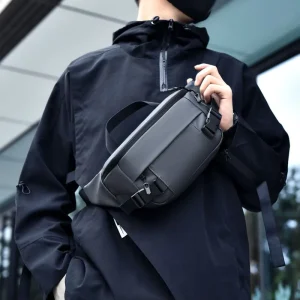 Factory Chest Sling Bag Shoulder Messenger Bag Anti Theft Waterproof Fanny Pack Sport Travel Waist Bag for Men