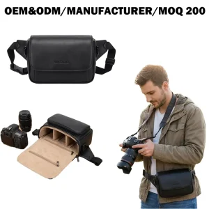 Factory Custom DSLR SLR Camera Sling Bag Style Travel Portable Camera Case Fanny Pack Chest Bag for Photographers