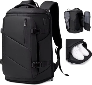 Factory Custom Extensible Men’s Business Travel 16inches Laptop Rucksack Large Zipper Closure Weekend Backpack