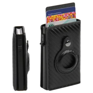Factory Custom LOGO Business RFID Security Wallet Multi-Style Men’s Metal PU Leather Credit Card Coin Wallet Card Holder