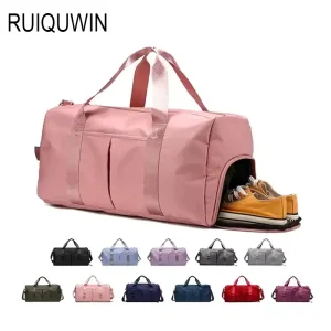 Factory Custom Logo Custom Sports Gym Bag Waterproof Portable Women Travelling Duffel Handbag Travel Bag