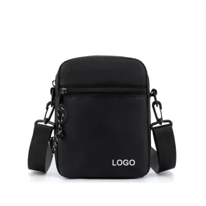 Factory Custom Men’s Small square Crossbody Bag Shoulder Mini Phone Bag Sling Bag Men Crossbody