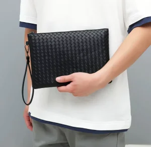 Factory Customization of Men’s Wallets Clutches Large-capacity Soft Leather Handbags Envelope Bags Business Men’s Wallets