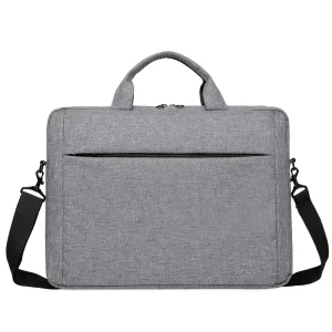 Factory Customized Logo Men’s and Women’s Shoulder Bag Solid Color Versatile Handheld 15 Inch Computer Bag Laptop Bag