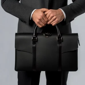 Factory Customized Men’s Genuine Leather Business Bag Work Office Bag Leather Handbag