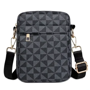 Factory Direct Man Small Shoulder Bag Men’s Genuine Leather Crossbody Bag Vertical Bag for Men