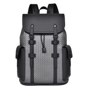 Factory Direct Men Large Capacity Bag Weave Men Bag Backpack Bag for Men