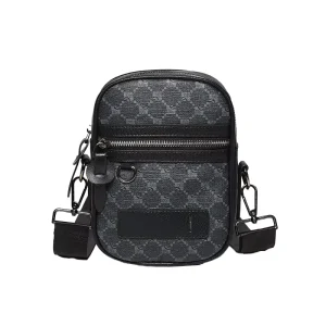 Factory Direct Men’s Anti-Theft Simple Leather Business Phone Shoulder/Crossbody Bag