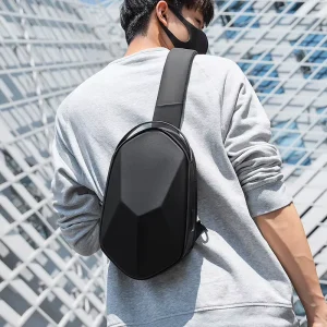 Factory Direct Men’s Chest Bag Crossbody Bag Hard Shell Anti-fall Waterproof Satchel
