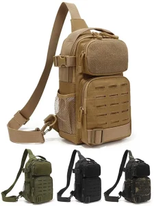 Factory Direct Outdoor Tactical Messenger Bag Large Capacity Multi-functional Chest Bag & Shoulder Pack