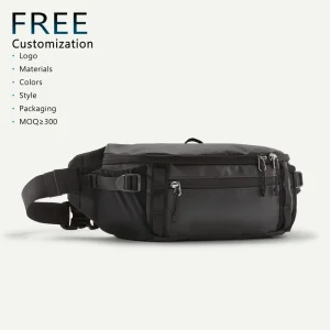 Factory Direct Sales Simple Fashion Trend Nylon Cloth Chest Bag Men’s Leisure Fanny Pack Single Shoulder Chest Bag