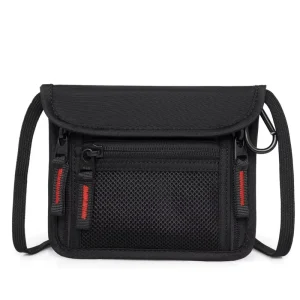 Factory Direct Supply Passport Bag Zipper RFID Anti-Theft Wallet Coin Purse Casual Sports Chest Bag Polyester