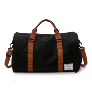 Factory Fashionable Luggage Bag Men’s Fitness Bag Casual Sports Travel Bag Logo Handbag