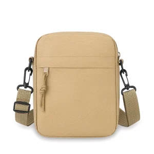 Factory Fashionable Shoulder Crossbody Messenger Bags for Men Women Daily Use Zipper Closure Black Sling Style
