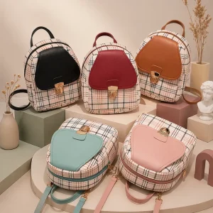 Factory Foreign Trade Microfiber Synthetic Leather Breathable Unisex Student Backpack and Student School Bag