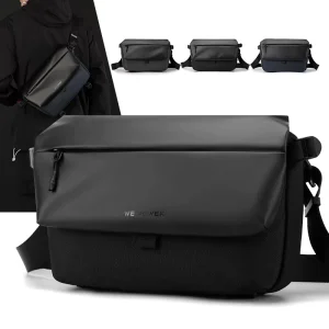 Factory Hot Selling Men’s Fashion Nylon Crossbody Outdoor Bag Multilayer Waterproof Single Shoulder Travel Leisure