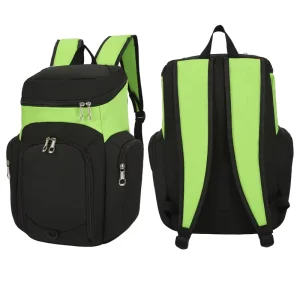 Factory Large Capacity Waterproof Sports Shoulder Bag with Cotton Lining Durable Basketball Football Soccer Backpack