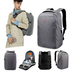 Factory Manufacturer Anti theft Lock 16 Inch Nylon Waterproof Durable Simple Outing Business Men’s Backpack for Men