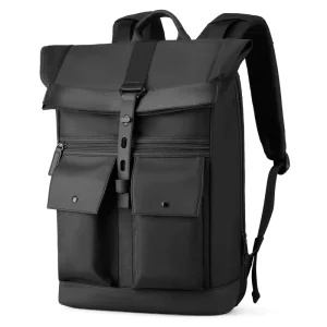 Factory Men’s Backpack Large Capacity Business Travel Bag Laptop Bag MR1696 B