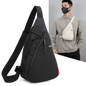 Factory Men’s Chest Bags logo Printing Available Shoulder Crossbody Bags Multi functional Personalized Casual Bags