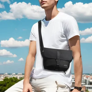 Factory Men’s Crossbody Bag Multifunctional Outdoor Sports Cycling Shoulder Bag Chest Bag L MR271