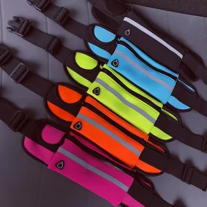 Factory Men’s Phone Waist Bag Sport Belt Water Resistant Fanny Pack with Water Bottle Waist Bag for Women Accept Custom Logo
