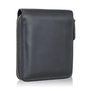 Factory New Design Leather RFID Slim Men Wallet Coin Purse
