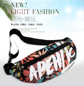 Factory New Trendy Unisex Chest Bag Single Shoulder Crossbody Bag Biker Style Korean Small Waist Bag Men’s Trendy Bag