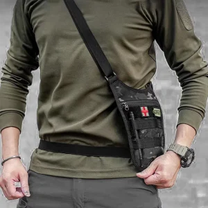 Factory OEM Conceal Carrier Crossbody Tactical Molle Underarm Shoulder Sling Waist Bag