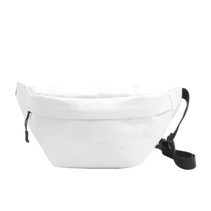 Factory Price Custom Simple Solid Color Running Belt Crossbody Bag Men’s Daily Pouch Waist Bag Sports Use with logo