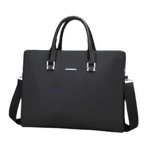 Factory Price Large Capacity Waterproof Fashion Zipper Closure Men Laptop Case Sleeve Notebook Briefcase Business Handbag