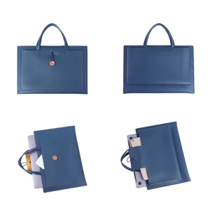 Factory Production and Custom Logo Men’s PU Leather Laptop Bag Designer Business Cover