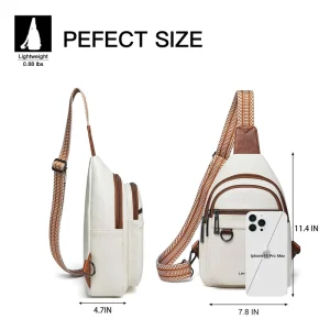 Factory Travel Chest Bags for Women PU Leather Waterproof Single Shoulder Bags with Phone Pocket Fashion Design Crossbody Bags