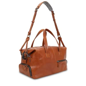 Factory Travel Duffel Bag With Long Adjustable Strap and Shoes Pocket for Men Business Trip Luggage Bag Without Wheels