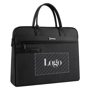 Factory-customized logo Men’s Oxford Cloth Black Business Office Lawyer Student Briefcase Lock Notebook Briefcase