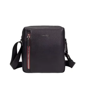 Fanengesi Low MOQ Genuine Leather Crossbody Messenger Bag Luxury Custom Unisex Men’s Shoulder Bags Logo Stone Pattern 4 Inch Bag