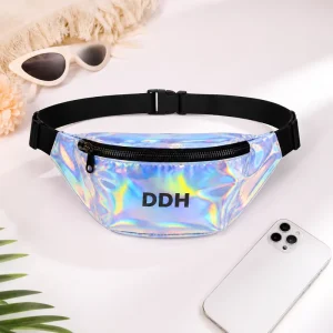 Fanny Pack Fashion Custom Belt Bag Waterproof Waist Bag For Men Durable Zipper Large Capacity