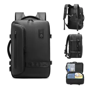 Fashion Air Bag Polyester Backpack Men’s Large Capacity Vintage Travel Backpack Oxford Waterproof Backpack for Men